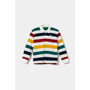 United Colors of Benetton longsleeve din bumbac pentru copii modelator, 3TBXG300T imagine