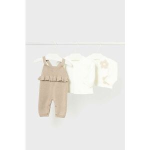 Mayoral Newborn compleu bebe culoarea bej, 2608 imagine