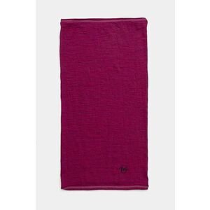 Buff fular impletit Merino Lightweight culoarea violet, neted, 113010 imagine