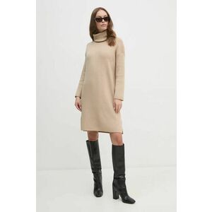 Barbour rochie culoarea bej, mini, oversize, LDR0559 imagine