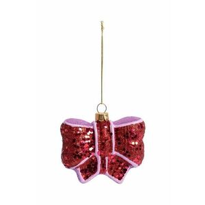 &k amsterdam globuri de pom Ornament Ribbon Red imagine