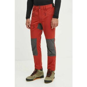 Haglöfs pantaloni de exterior Mid Slim culoarea rosu, 605212 imagine