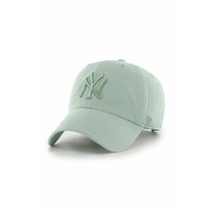 47brand sapca MLB New York Yankees culoarea verde, cu imprimeu imagine