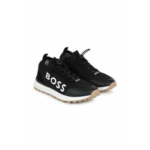 BOSS sneakers pentru copii culoarea negru, J51327 imagine