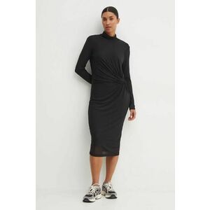 Sportalm rochie culoarea negru, midi, mulata, 1815504703 imagine