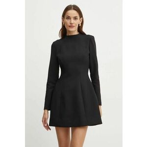 Bardot rochie DELPHI culoarea negru, mini, evazati, 59527DB imagine