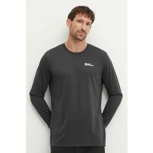 Jack Wolfskin longsleeve sport Vonnan culoarea negru, neted, A60291 imagine