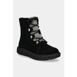 Sorel botine SOREL EXPLORER III JOAN femei, culoarea negru, cu toc plat, izolat, 2077951011 imagine