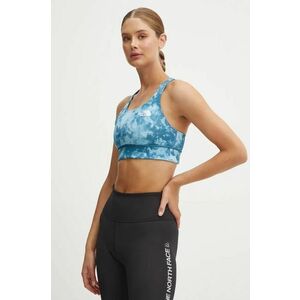 The North Face sutien sport reversibil Flex Reversible culoarea verde, modelator, NF0A886Q7OD1 imagine