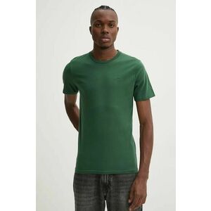 Hollister Co. tricou din bumbac barbati, culoarea verde, neted, KI324-4151 imagine