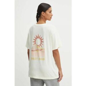 Roxy tricou din bumbac To The Sun femei, culoarea bej, ERJZT05799 imagine