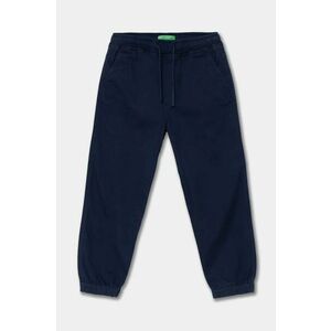 United Colors of Benetton pantaloni copii culoarea albastru marin, neted, 4RHPCF03L imagine