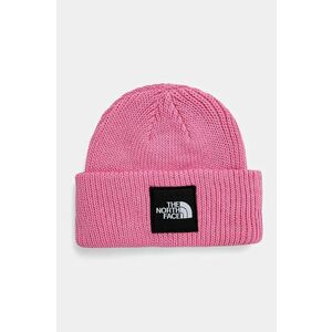 The North Face caciula Explore Beanie culoarea roz, din tricot gros, NF0A55KCPIH1 imagine