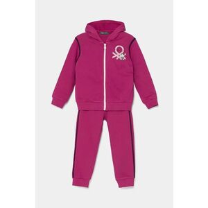 United Colors of Benetton trening de bumbac pentru copii culoarea roz, 3J68GK00L imagine