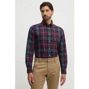 Barbour camasa din bumbac Edgar barbati, cu guler button-down, slim imagine