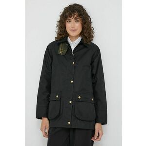 Barbour jacheta de bumbac culoarea negru, de tranzitie imagine