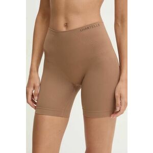 Chantelle pantaloni scurti modelatori SOFT STRETCH culoarea maro imagine