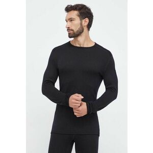 Icebreaker longsleeve funcțional 260 Tech culoarea negru imagine