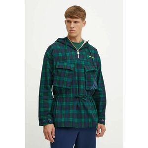 adidas Originals geacă Windbreaker barbati, culoarea verde, de tranzitie, IX9636 imagine