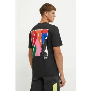 adidas Originals tricou Ts Fashion Arty barbati, culoarea negru, cu imprimeu, IX7820 imagine