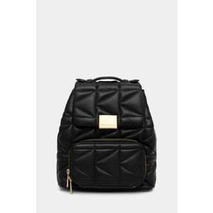 Karl Lagerfeld ghiozdan de piele femei, culoarea negru, mic, neted, 246W3090 imagine