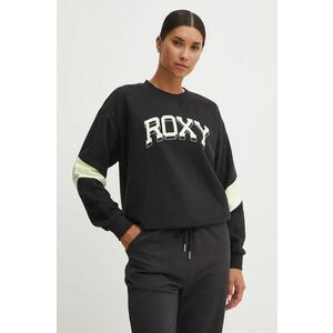 Roxy hanorac de bumbac Essential Energy femei, culoarea negru, modelator, ERJFT04861 imagine