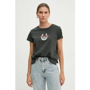 Levi's tricou din bumbac femei, culoarea negru, A8804 imagine