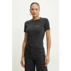 Victoria Beckham tricou din bumbac femei, culoarea negru, 1424JTS005890B imagine