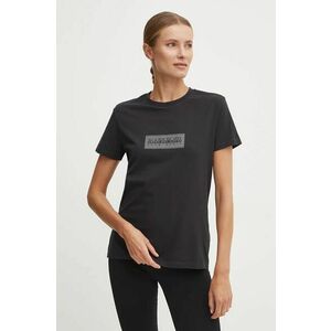 Napapijri tricou din bumbac S-Suze femei, culoarea negru, NP0A4HZA0411 imagine