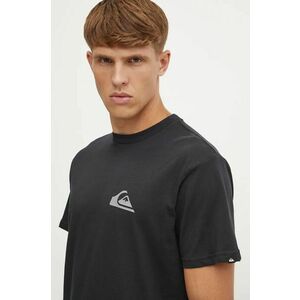 Quiksilver tricou Mw Logo barbati, culoarea negru, neted, EQYZT07914 imagine