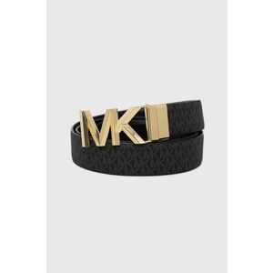 MICHAEL Michael Kors curea de piele cu două fețe femei, culoarea negru imagine