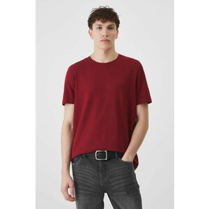 Medicine tricou barbati, culoarea bordo, neted imagine