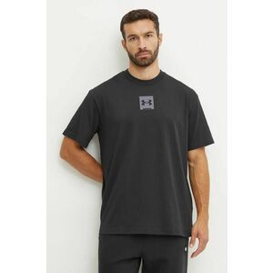 Under Armour tricou din bumbac HW OS BOX barbati, culoarea negru, cu imprimeu, 1386803 imagine