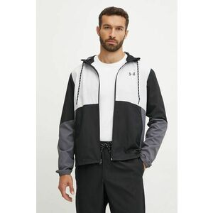 Under Armour windbreaker Legacy culoarea negru, de tranzitie imagine