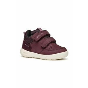 Geox sneakers de piele întoarsă pentru copii B365GA 032FU B HYROO WPF culoarea rosu imagine