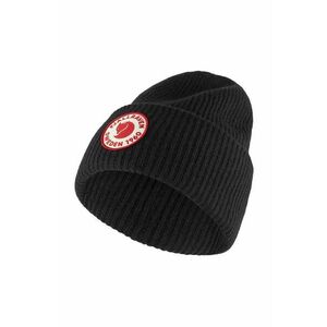 Fjallraven căciulă de lână 1965 Logo culoarea negru, de lână, din tricot gros F78142.550 imagine