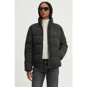 Tommy Jeans geaca femei, culoarea negru, de iarna, DW0DW18827 imagine