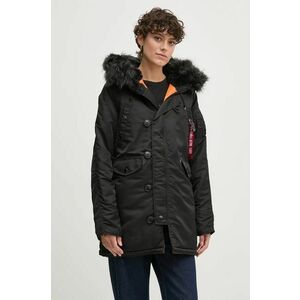 Alpha Industries geaca N-3B VF 59 Wmn femei, culoarea negru, de iarna, 113007 imagine