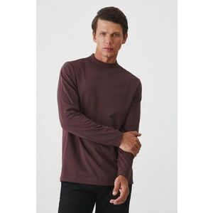 Medicine longsleeve barbati, culoarea bordo, neted imagine