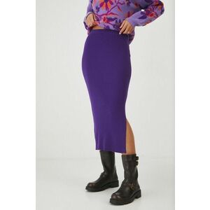 Medicine fusta culoarea violet, maxi, drept imagine