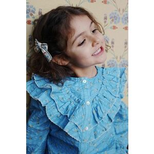 Konges Sløjd bluza de bumbac pentru copii KIM FRILL BLOUSE GOTS modelator, KS101546 imagine