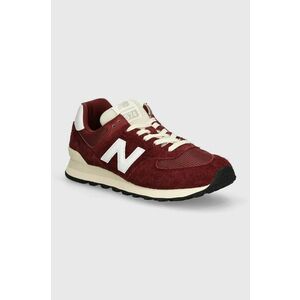 New Balance sneakers 574 culoarea bordo, U574RBK imagine