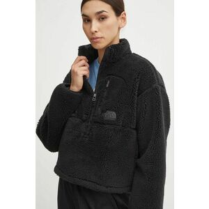 The North Face hanorac fleece TNF Extreme Pile Pullover culoarea negru, neted, NF0A88ZCJK31 imagine