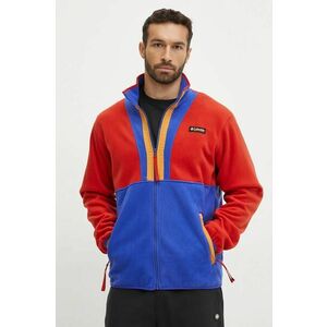 Columbia hanorac fleece Backbowl II Full Zip Fleece culoarea rosu, modelator, 2090851 imagine