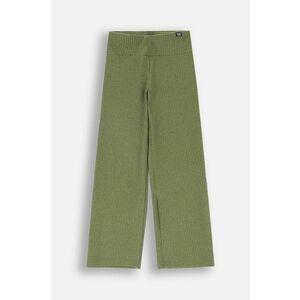 Coccodrillo pantaloni copii culoarea verde, neted, MYSTIC NATURE GIRL JUNIOR imagine