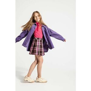 Coccodrillo fusta fete culoarea violet, mini, evazati, ACADEMY GIRL JUNIOR imagine