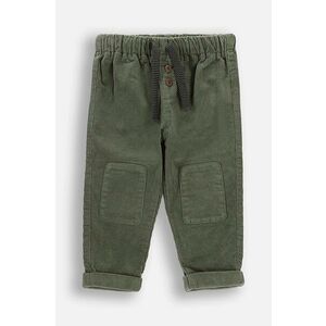 Coccodrillo pantaloni de trening pentru copii culoarea verde, neted, SMILE BOY NEWBORN imagine