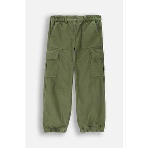 Coccodrillo pantaloni copii culoarea verde, neted, MYSTIC NATURE GIRL JUNIOR imagine