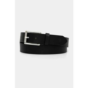 U.S. Polo Assn. curea de piele Hitchcock barbati, culoarea negru, AIUH32315MHA imagine