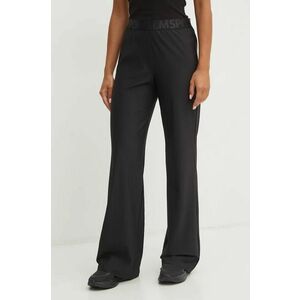 Sportalm pantaloni femei, culoarea negru, lat, high waist, 1856513034 imagine